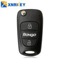 XNRKEY 3 Button Flip Remote Car Key Shell for Hyundai Kia Bongo Key Case Cover with TOY40 Blade