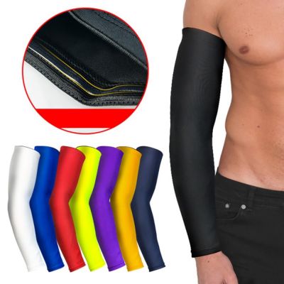 1pc Arm Sleeve Long Breathable Sunshade Protective Hand Elbow Protection Cover Sportswear for Hide Tattoos Sleeves