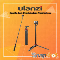 Ulanzi Go-Quick II 1.4m Extendable Tripod For Gopro ขาตั้งกล้อง ไม้เซลฟี่ ขาตั้งโกโปร ยืดได้ยาว 1.4 เมตร