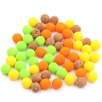 【hot】▦ 16pcs Fishing Boilies Buoyancy Bait Pop Up Hair Rig Accessories Feeder Floating Boilie Tackle