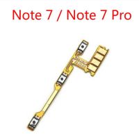 For Xiaomi Redmi Note 5 7 8 9 10 Pro 5G Power On Off Button Volume Up Down Switch Ribbon Flex Cable Phone Spare Parts