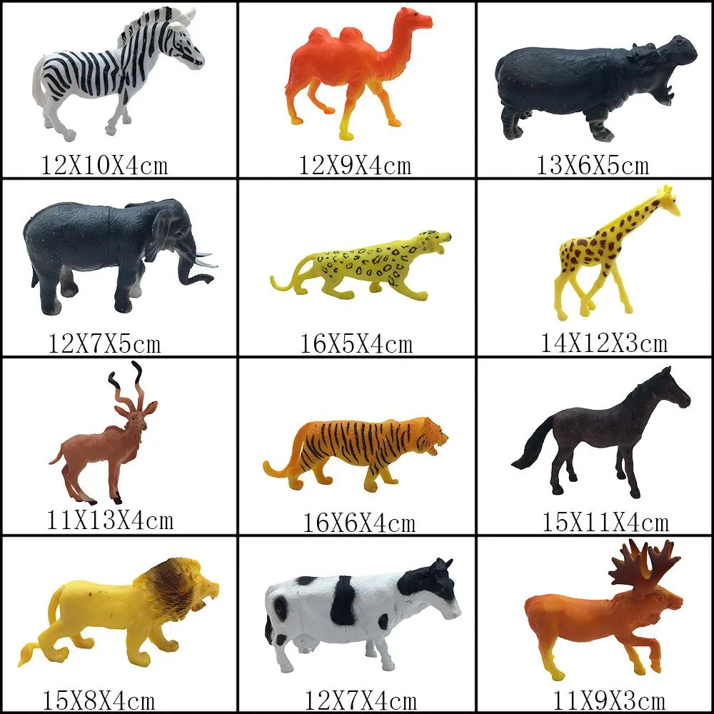 12 Piece 15cm Safari Animal Set - Different Varieties of Zoo Animals, Jungle  Animals, African Animals, and Baby Animals - Great Educational and Child  Development Toy for Kids, Children, Toddlers | Lazada PH