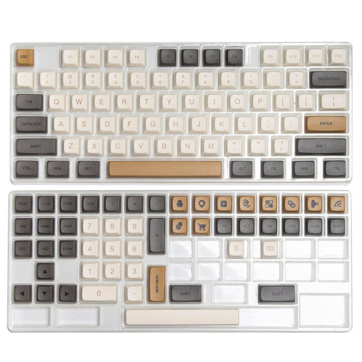 SZC 125 Keys Key Caps Glimmer XDA Profile Dye Sublimation Universal