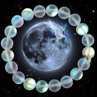 【CW】 Glass Multicolor Matte Stone Beaded Wristband Gifts Jewelry