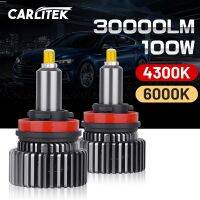 โคมไฟ30000LM HIR2อัตโนมัติ4300K 6000K 100W HB3 9012 9006 9005 H9 H11 H8ตัดหมอกรถไฟหน้า H1 Led 360 H7 Led