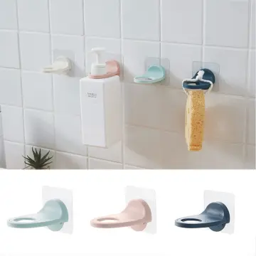 1pc Wall Mounted Shower Gel Bottle Holder, Shampoo Bottle Storage Rack For  Bathroom