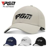 PGM Mens Golf Caps Sun Protection Shade Breathable Male Casual Cap Brim Length 7.3cm Moisture Wicking Hat MZ042