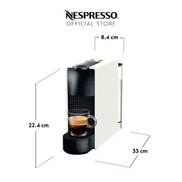 Nespresso C45MEWHNE Essenza Plus Coffee Machine (White)