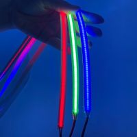 5V 12V 24V COB LED Strip 320/384/480/528 Flexible COB LED Lights Red Green Blue LED Tape LEDs 0.5m-5m