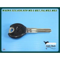 MAZDA 323 626 929 MX-5 RX7 NA MX3 MX5 BRAVO ASTINA EUNOS MASTER KEY (25)  // กุญแจเปล่า กุญแจรถยนต์ สีดำ mazdaมาสด้า