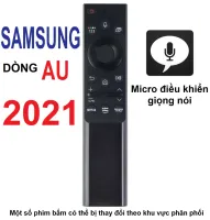 Remote điều khiển tivi SAMSUNG dòng AU giọng nói micro (MODEL 2021 - One remote - Micro điều khiển giọng nói)