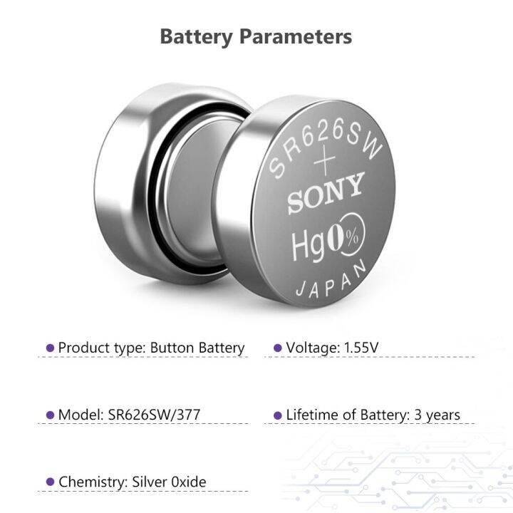 online-25pcs-นาฬิกาเหรียญ1-55v-ag4-377a-377-lr626-sr626sw-sr66ปุ่มของเล่นรีโมทคอนโทรลกล้อง-made-in-japan