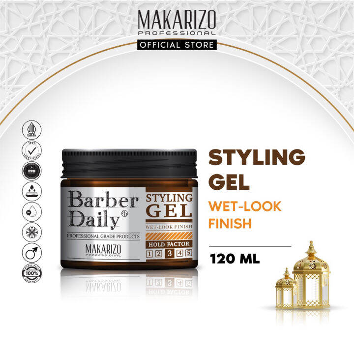 Makarizo Barber Daily Wet Look Styling Gel 120 gr Lazada Indonesia