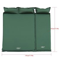 1-3Persons Thick 5cm Automatic Self-Inflatable Mattress Cushion Pad Tent Camping Mat Comfortable Bed Heating Lunch Rest Tourist Sleeping Pads