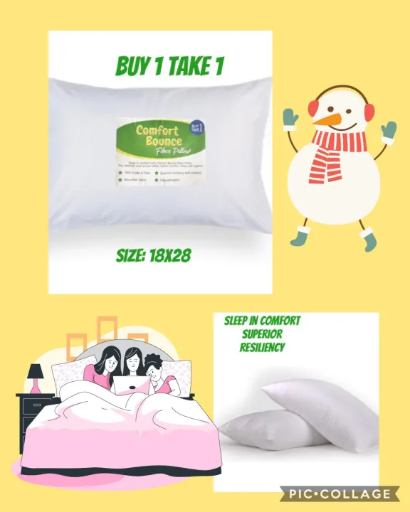 comfort bounce buy 1 take 1 pillow Lazada PH