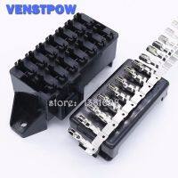 14 Way Black Car Seat Medium Relay Fuse Assembly With 28Pcs Terminals Car Engine Compartment Insurance Holder Mounting