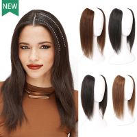 【jw】✔❅  Invisible Clip Hair Extension for Wig  Straight Fluffy Fake Hairpiece Thickens Sides