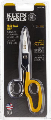 Klein Tools 21010-6-SEN Free-Fall Snip, Scraper, File, Serrated Blades