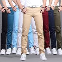 【CC】▨ﺴ◈  9 Colors Classic Mens Pants New Business Fashion Cotton Straigh