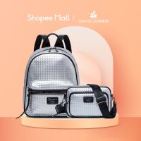 ❧ↂ✟ Shopee x David Brand - 2023 กระเป๋าเป้สะพายหลัง กระเป๋าสะพายไหล่ ขนาดเล็ก น่ารัก แฟชั่นฤดูใบไม้ผลิ ฤดูร้อน สําหรับผู้หญิง