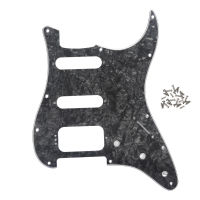 NEW ST SSH Guitar Pickguard HSS Pick Guard Scratch Plate with Screws for 11 Hole ST Guitar Accessories