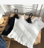 Lace Tank Top Sexy Beautiful Back Camisole Women Bottoming With Chest Pad Wrap Chest Fashion Casual Korean Streetwear