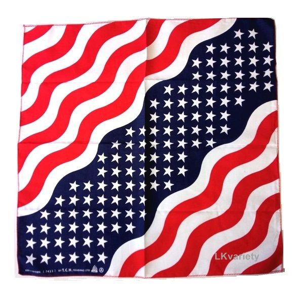 ผ้าลายธงชาติอเมริกา-แบบคลื่น-ผ้าพันคอ-ผ้าโพกหัว-bandana-american-flag-wave-scarf