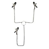 【YF】 Metal Chain Nipple Breast Clip Sex Slaves Fetish Clamps Couples