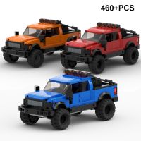 MOC 460PCS Technical Ford Raptors F-150 Pickup Truck Car Building Blocks Speed Racing Vehicle Model Bricks Toys Gifts For Boys Building Sets