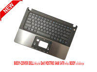 คีย์บอร์ด DELL VOSTRO 5460 5470 พร้อม BODYภาษาอังกฤษ แถมสติกเกอร์ไทย ไม่มีทัชแฟด