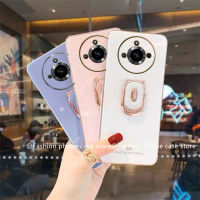 เคสโทรศัพท์ Realme11 Pro Phone Case เคส Realme 11 Pro + Plus 5G เคสไฟฟ้าพร้อมเคสนิ่มป้องกันที่ตั้งรูปหมีน่ารัก2023