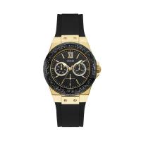 นาฬิกาผู้หญิง GUESS LIMELIGHT CRYSTAL BLACK DIAL LADIES WATCH W1053L7