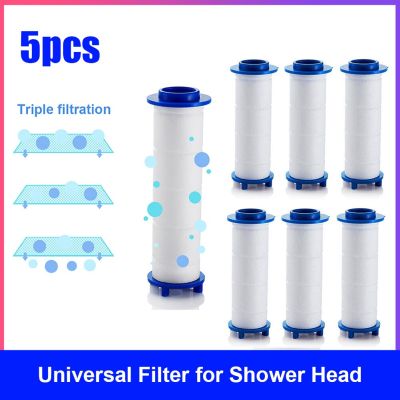 1/2/5pcs Shower Head Replacement PP Cotton Filter Cartridge Water Purification Bathroom Accessory Hand Held Bath Sprayer  by Hs2023