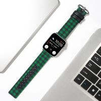 ⊕❁ Cloth Leather Wrist Band for Apple Watch 40/44mm 38/42mm Bracelet Strap for IWatch Series 6/SE/5/4/3 Belt Accessories Strap