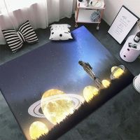 SF Astronaut Printing Cool Rugs for Bedroom Carpets In The Living Room Floor Mat Bedroom Kid Room Home Decora Doormat Play Mats