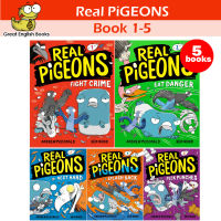 (In Stock) พร้อมส่ง  NEW! Real Pigeons Series 5 Books Paperback หนังสือภาษาอังกฤษ by GreatEnglishBooks  ซีรีส์หนังสือสำหรับเด็กที่ขายดีที่สุด เร็วๆ นี้ก