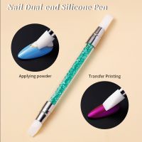 1 Pcs Double Head Dotting Pen Liner Brush French Tip Brush Wax Pen Nail Art Spider Gel DIY Design Nail Tool
