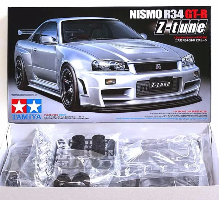 1/24 Nismo R34 GT-R Z tune plastic model cat kit Tamiya # 24282 |  Lazada.co.th