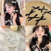 Girls White Thin Ribbon Bow Knot White Small Cute Hairpin Cheap Fashion 헤어핀 Invisible Hair Clips Hair Accessories For Women