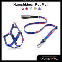 HamshMoc Quick Fit สายรัดสุนัขและสายจูงชุด Step In Pet Puppy Harness ปรับนุ่มเบาะสุนัขสำหรับสุนัขขนาดกลางขนาดเล็ก