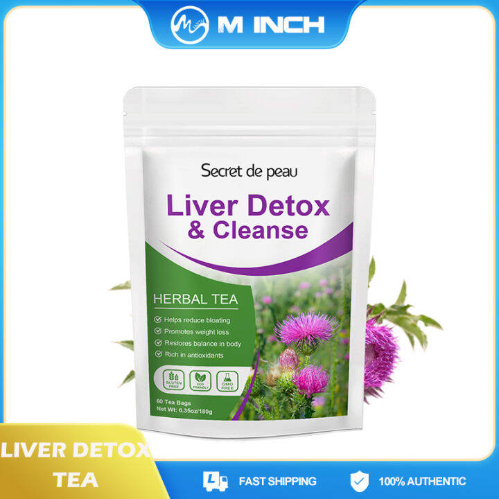 Secret De Peau Natural Milk Thistle Tea Organic Liver Detox Tea ...