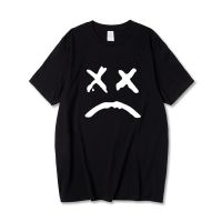 Men T-Shirts Lil Peep Oversized Tee Shirt Love Lil.Peep Happy Smiling Face Print Men Short Sleeve Tshirts Male Streetwear