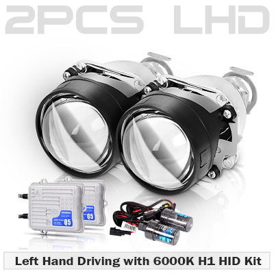 2.5 inch Universal HID Bi-xenon LHD High Low Beam Mini H1 Projector Lens Headlight lenses H4 H7 Car Headlights Retrofit Styling