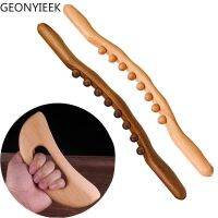 Natural Wooden Gua Sha Massager Stick For Neck Shoulder Back Massager Scrape Therapy SPA Beauty Salon Rolling Point Treatment