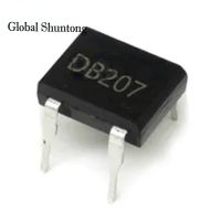 30cslot Diode Bridge Retifica DB207 DIP-4 DB207S DIP4 2A 1000V ไดโอด Rectifier 1000V ชิ้นส่วนอิเล็กทรอนิกส์