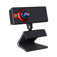 HD Webcam Computer PC WebCamera with Microphone Rotatable USB Plug Cameras For Online Teaching Video Chat