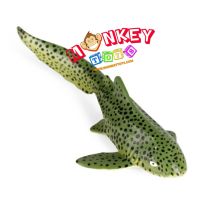 Monkey Toys - โมเดลสัตว์ Zebra Shark ปลาฉลาม ม้าลาย เขียว ขนาด 11.00 CM (จากหาดใหญ่)