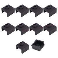 10Pcs 3D Printer MK7 MK8 MK9 Silicone Sock Heater Block Cover for Creality Ender 3/3 Pro/3 V2  Ender 5/5 Plus/5 Pro  CR10 Series 3D Printer Parts