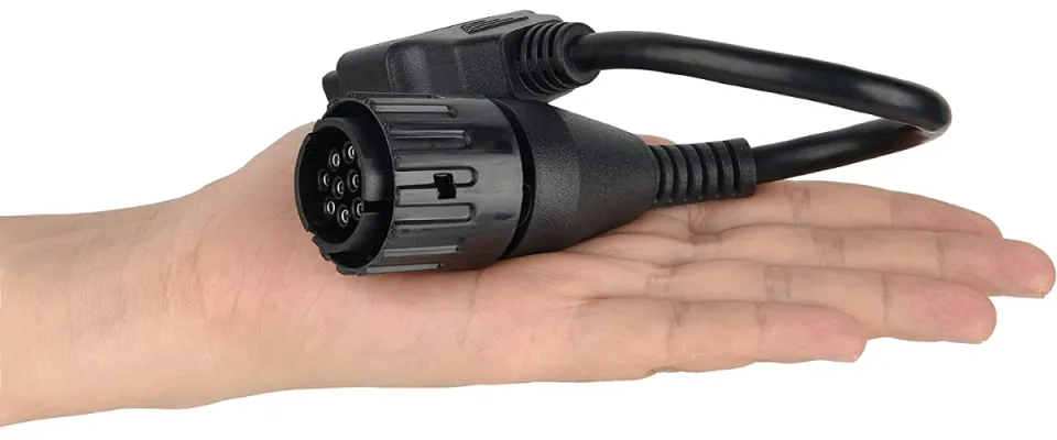  OHP 10 to 16 Pin OBD2 Adapter for BMW Motorcycles - Compatible  with GS-911 Diagnostic Tool, OBDLink