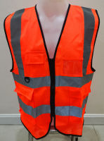 Reflective Vest เสื้อจราจร เสื้อกั๊กจราจร เสื้อกั๊กสะท้อนแสง,ความปลอดภัยเสื้อกั๊กสะท้อนแสงเห็นได้ชัด Traffic Construction safety vest